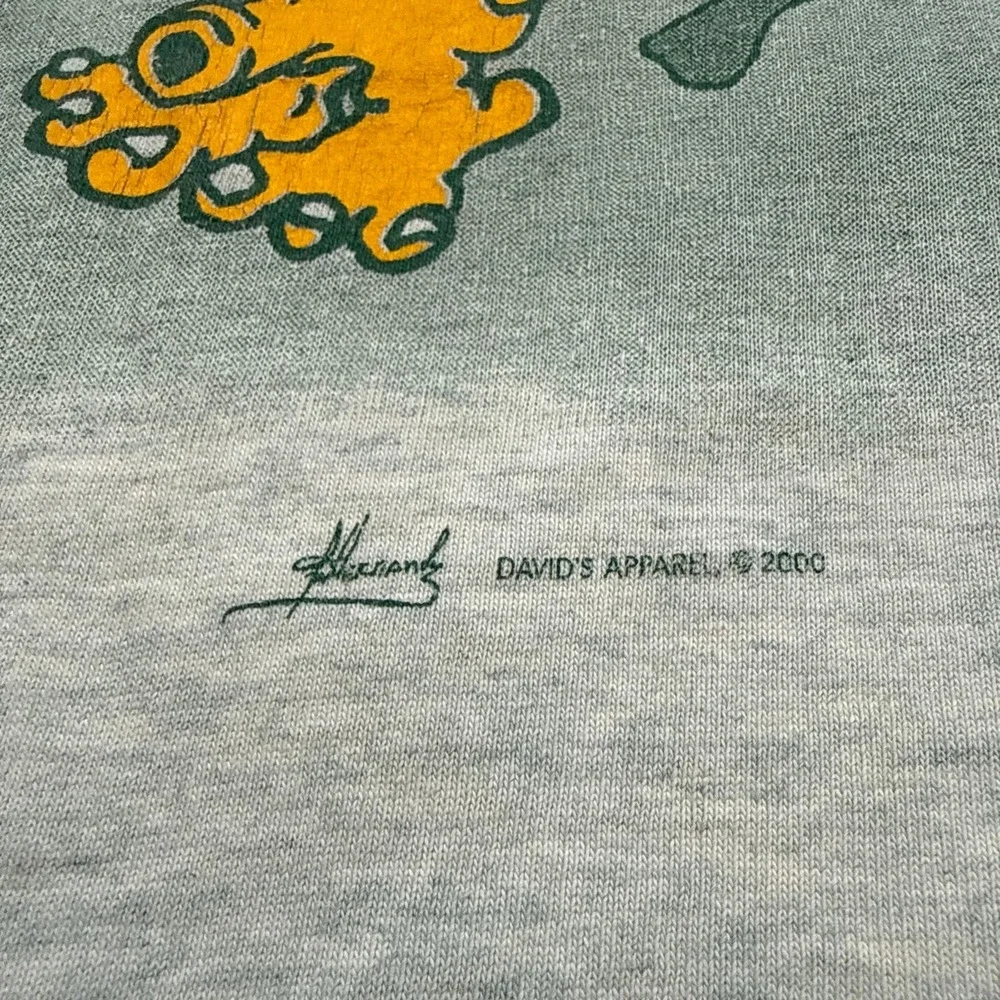 Vintage 2000 Alien Interdiction USBP Fruit of the Loom T-Shirt XL Gray Humor